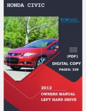 2012 HONDA CIVIC OWNERS MANUAL